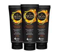 Skyn - Lot de 3 Gel de Massage 2 en 1 Oriental Touch - Effet Chauffant Doux - 200ml