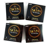 Skyn Original Condoms Ultra Mince Polyisoprene sans Latex Condoms 12 Condoms