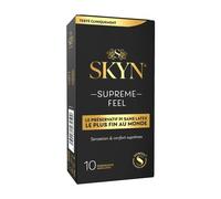 Skyn Préservatifs sans latex Supreme Feel ultra-fins lisses boîte de 10