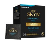 SKYN Supreme Feel Extra Lubrifié: Lot de 36 Préservatifs