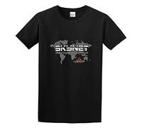 Skynetd Nightclub Lazy Value Simplicity Slim Alternative Lucky Popularity Basic T-Shirt Black M