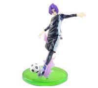 Skynomad Figurine d'action de football Blue Lock - Statues à collectionner en PVC de Bachira, Nagi, Isagi et Rin | Figurines d'anime de football détaillées pour les fans, les collectionneurs de manga