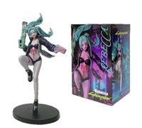 Skynomad Figurines Cyberpunk Edgerunners de 10 cm - David Martinez Lucy Rebecca - Figurines mobiles en PVC collection jouet cadeau pour les fans de Cyberpunk Anime (Rebecca)