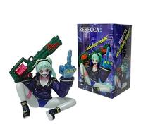 Skynomad Figurines d'anime Cyberpunk Edgerunners - Statues de collection David Martinez, Rebecca et Lucy en PVC | Figurines d'action pour les fans de Cyberpunk, collectionneurs de manga et décoration