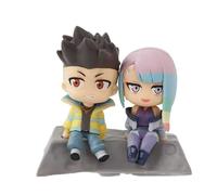 Skynomad Figurines de l'anime Cyberpunk Edgerunner - 11 cm - Décoration David Martinez Lucy Rebecca pour les fans de l'anime Cyberpunk Edgerunner (Voyage vers la lune)