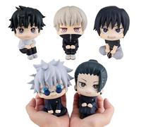 Skynomad Lot de 5 figurines de l'anime JJK Jujutsu Kaisen Yuji Gojo Megumi - Objets décoratifs de collection pour les fans de Jujutsu Kaisen - Série populaire d'anime et de manga (ensemble de 5 pièces