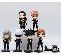 Skynomad Lot de 7 figurines de l'anime JJK Jujutsu Kaisen Yuji Gojo Megumi - Objets décoratifs de collection pour les fans de Jujutsu Kaisen