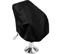 Skyour Housse de siège de bateau étanche pour extérieur Housse de capitaine résistante à la poussière et imperméable pour siège de casque (65 x 65 x 119,4 cm, 1 pièce, Noir)
