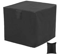 Skyour Housses de climatiseur central d'extérieur imperméables et résistantes pour unité centrale de climatisation extérieure carrée pour meubles de patio (XXXL : 91,4 x 91,4 x 99,1 cm)
