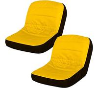 Skyour Lot de 2 housses de siège de tracteur imperméables compatibles avec John Deere/Kubota/Craftsman/Cub Cadet, pour tondeuses à gazon, tracteurs, sièges jusqu'à 35,6 cm de haut