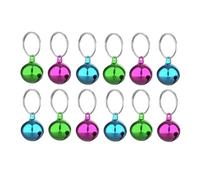 SKYPIA Lot de 3 clochettes rondes pour chien, pendentif pour animal domestique, 3 cloches de dressage anti-perte, convient pour les accessoires de pendentif pour animal de compagnie, 1,27 cm