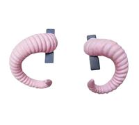 SkyPOOU 1 paire de coiffes gothiques en corne de démons pour Halloween Cosplay Coiffe corne de mouton Accessoires pour cheveux Fuchsia. 9 × 7 cm