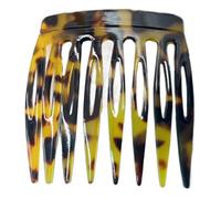 SkyPOOU 1 peigne à cheveux français en acétate pour cheveux - Tenue forte - Petits styles vintage - Pour femme - Foncé