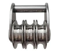 SkyPOOU 3 rouleaux de poulie en acier inoxydable pour planche à voile - Pour le surf et l'extérieur - Universelles - Triple