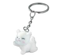 SkyPOOU Accessoire unisexe pour la décoration en peluche flocage chat chaîne confortable porte-clés sac ornement accessoire portable, b, taille unique