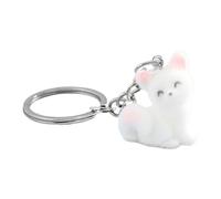 SkyPOOU Accessoire unisexe pour la décoration en peluche flocage chat chaîne confortable porte-clés sac ornement accessoire portable, a, taille unique