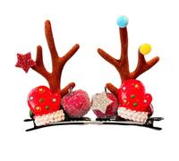 SkyPOOU Accessoires pour cheveux pour améliorer le look de fête de Noël sur le thème des fêtes de fin d'année, design tendance pour adultes et adultes. Pince à gants