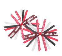 SkyPOOU Bandeaux de volleyball faits à la main avec impression de football. Corde à cheveux élastique confortable pour le sport. Couleur : 12 × 12 cm