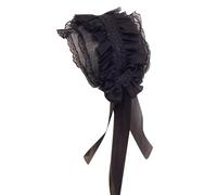SkyPOOU Bandeaux en ruban avec nœud élégant Lolitas Styles Coiffe Joli couvre-chef pour les femmes et les amateurs de mode. Noir. 30 cm