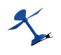 SkyPOOU Barrettes à cheveux moulin à vent pour style décontracté formel moulin à vent pince à cheveux femme pince à cheveux antidérapante ornement de cheveux bleu.Environ 8 x 8 cm/3,15 x 3,15 pouces