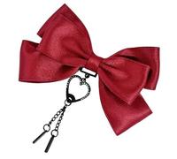 SkyPOOU Barrettes en forme de papillon en forme de cœur et glands - Épingle à cheveux pour femmes et filles - Rougeur d'environ 13 x 12 cm