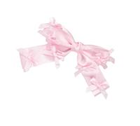 SkyPOOU Barrettes Pince à cheveux Nœud Balletcore Doux Nœuds Plat Clip Balletcore Épingle à Cheveux Noeuds Élégant Pince à Cheveux pour Bouquets Fuchsia Environ 12 x 18 cm