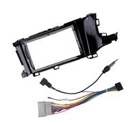 SkyPOOU Cadre d'autoradio 2DIN résistant aux hautes températures pour installation d'unité centrale fine de 22,9 cm - Support de montage pour autoradio à droite