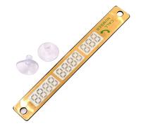 SkyPOOU Carte de stationnement temporaire SUV cachez téléphone plaque d'immatriculation décoration tableau de bord accessoires automobiles mauvais parking titulaire adulte ventouse rue extension pour