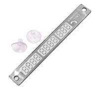 SkyPOOU Carte de stationnement temporaire SUV cachez téléphone plaque d'immatriculation décoration tableau de bord accessoires automobiles mauvais parking titulaire adulte ventouse rue extension pour