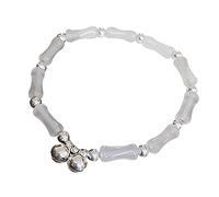 SkyPOOU Chaîne flexible en alliage élastique pour poignet et perles, taille unique, Comme décrit