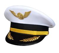 SkyPOOU Chapeau de capitaine pour adulte Costume d'Halloween pour enfants pour fête Cosplay Déguisement Chapeau pour femme