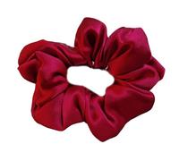 SkyPOOU Chouchou élégant en soie douce pour femme - Élastique pour queue de cheval - Accessoire confortable pour diverses coiffures - Rougeur