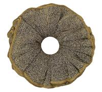 SkyPOOU Chouchous à paillettes pour cheveux épais et foncés, chouchou élégant pour queue de cheval, doré, env. 20 cm