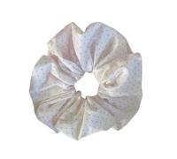 SkyPOOU Chouchous en dentelle pour cheveux épais surdimensionnés Chouchou élégant en corde à pois pour queue de cheval. Fuchsia. Environ 15 cm