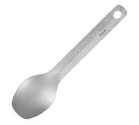 SkyPOOU Couverts polyvalents à long manche cuillère-fourchette de voyage en métal pour le camping et les pique-niques