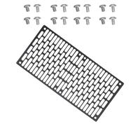 SkyPOOU Couvertures de ventilateur en acrylique pour radiateurs - Accessoires de refroidissement à eau - Refroidisseurs liquides pour radiateurs de 12/24/36 cm