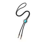 SkyPOOU Cravate bolo élégante noire avec pendentif fleur de cowboy motif western bola cravate western cowboy costume de cowboy cravate, Bronze antique., taille unique