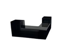 SkyPOOU Décoration d'angle pour aquarium - Tunnel pour poissons, crevettes et reptiles - Décoration sous-marine - Accessoires d'aquarium