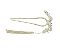 SkyPOOU Glands Serpent Épingle à Cheveux pour Femmes Chinois Buyao Bâton à Cheveux Peignes et Bâton Épingle à Cheveux Antique Pince à Cheveux Accessoires pour Cheveux.Doré.Env. 12,5 x 7 cm