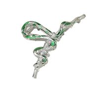 SkyPOOU Glands Serpent Épingle à Cheveux pour Femmes Chinois Buyao Peigne et Bâton Épingle à Cheveux Pince à Cheveux Antique Pince Accessoires Cheveux Argent.Env. 8 x 2,5 cm