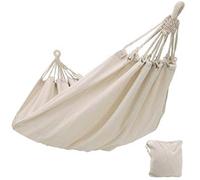 SkyPOOU Hamac double en toile à suspendre pour la prévention du retournement, le camping, la randonnée, les voyages, les hamacs à suspendre pour adultes