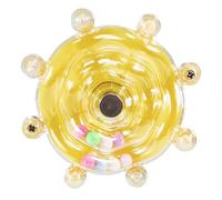 SkyPOOU Jouet à mâcher rotatif créatif pour oiseau pour encourager la curiosité et l'interaction sociale Convient pour perroquet calopsitte pour perroquet couleur