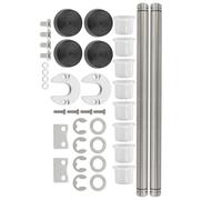 SkyPOOU La collection de réparation de bagues métalliques contient 39 pièces essentielles pour une utilisation de moteur marin. Ensemble de reconstruction de cylindre hydraulique marin