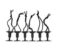 SkyPOOU Lot de 6 bouchons de laisse pour planche de surf avec fente amovible - Confortable - Accessoire de bodyboard - Avec cordon