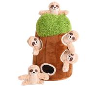 SkyPOOU Lot de 6 jouets pour chien en peluche Hide & Seek - Jouet couineur pour cacher et chercher - Jouets interactifs pour chiots