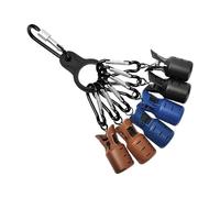 SkyPOOU Lot de 6 leurres de protection pour leurres de pêche avec mousqueton