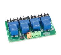 SkyPOOU Module de relais à 4 canaux 5 V/12 V/24 V avec isolation optocoupleur pour contrôle d'équipement d'automatisation relais de modification de circuit de contrôle industriel