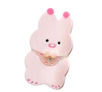 SkyPOOU Pince à cheveux en forme de lapins de dessin animé - Épingle à cheveux amusante en acétate - Décoration de cheveux pour les amateurs de mode - Fuchsia