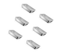 SkyPOOU Plateau de service rectangulaire en acier inoxydable avec couvercle transparent pour préparation Hotpot, récipient de conservation alimentaire rectangulaire avec joint d'étanchéité