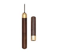 SkyPOOU Poinçon en cuir avec poignée en bois - Outil de couture pour réparation de chaussures et de ceintures